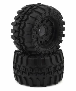 PRO-LINE Interco TSL SX Super Swamper 2.8" Pre-Mounted Tires W/Raid Rear Wheels (M2) (2) (Black) W/12mm Removable Hex