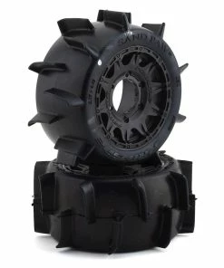 PRO-LINE 30 Series Sand Paw LP 2.8 W/Raid Electric Rear Wheels (2) (Black) (Z3)