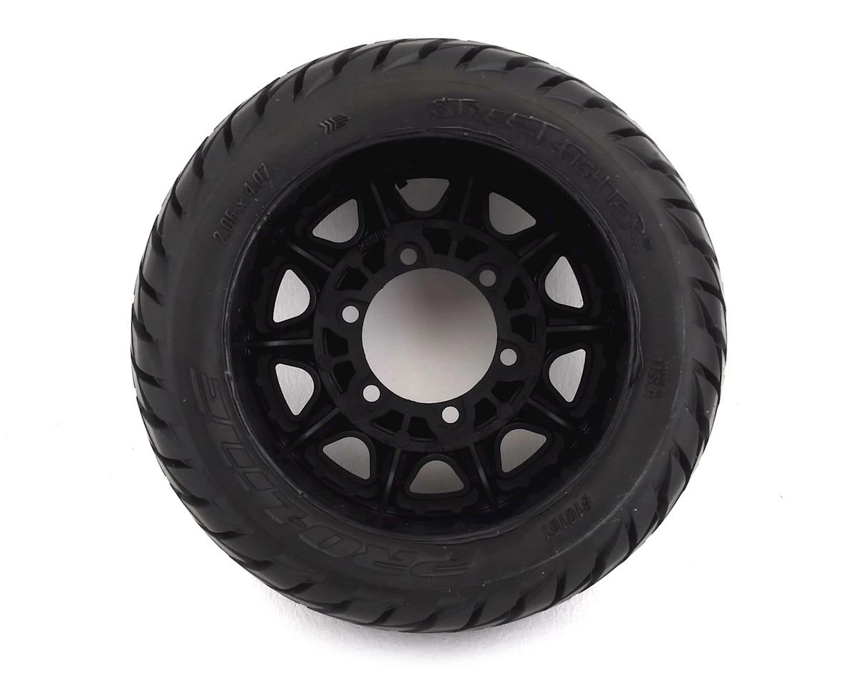 PRO-LINE Street Fighter LP 2.8" Tires W/Raid Rear Wheels (2) (Black) (M2) W/12mm Removable Hex - Image 2