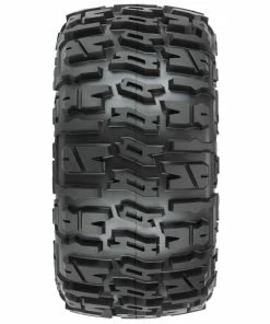 PRO-LINE Trencher LP 3.8" Pre-Mounted Truck Tires (2) (Black) (M2) W/Raid 8x32 Removable Hex Wheels