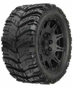 PRO-LINE 1/6 Masher X HP Belted Pre-Mounted Monster Truck Tires (Black) (2) (M2) W/24mm Hex