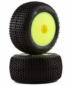 PRO-LINE Mini-T 2.0 Hole Shot Pre-Mounted Tires (Yellow) (2) (M3)