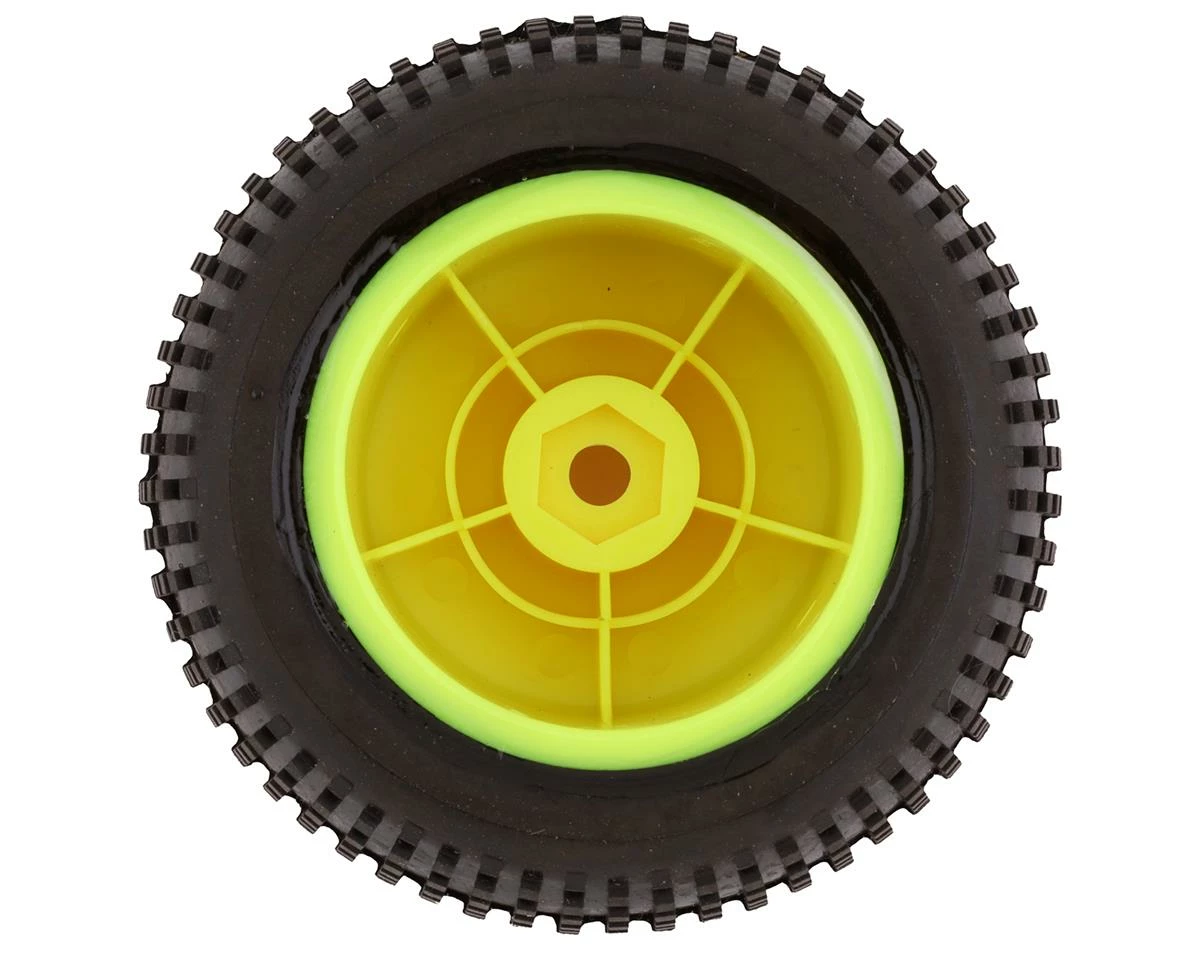 PRO-LINE Mini-T 2.0 Hole Shot Pre-Mounted Tires (Yellow) (2) (M3) - Image 2