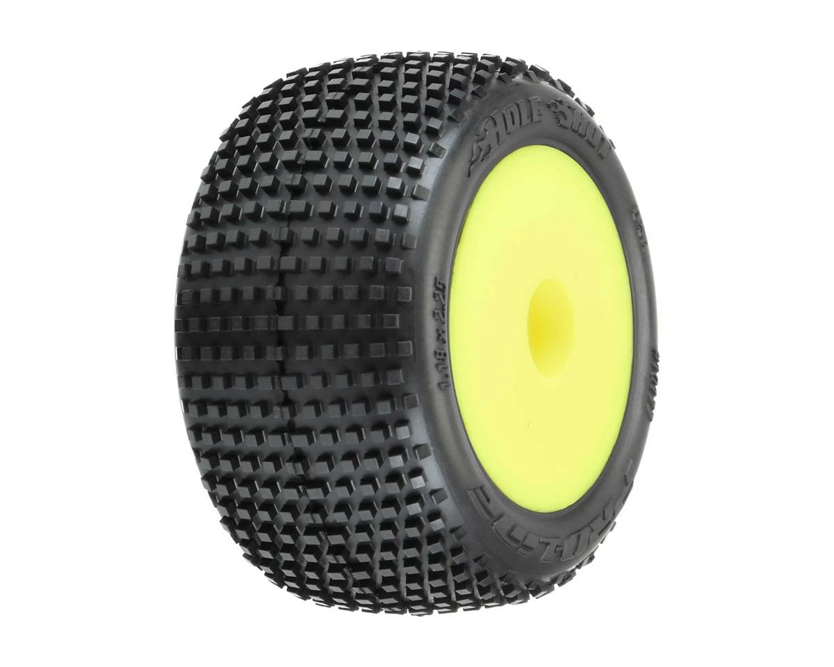 PRO-LINE Mini-T 2.0 Hole Shot Pre-Mounted Tires (Yellow) (2) (M3) - Image 4