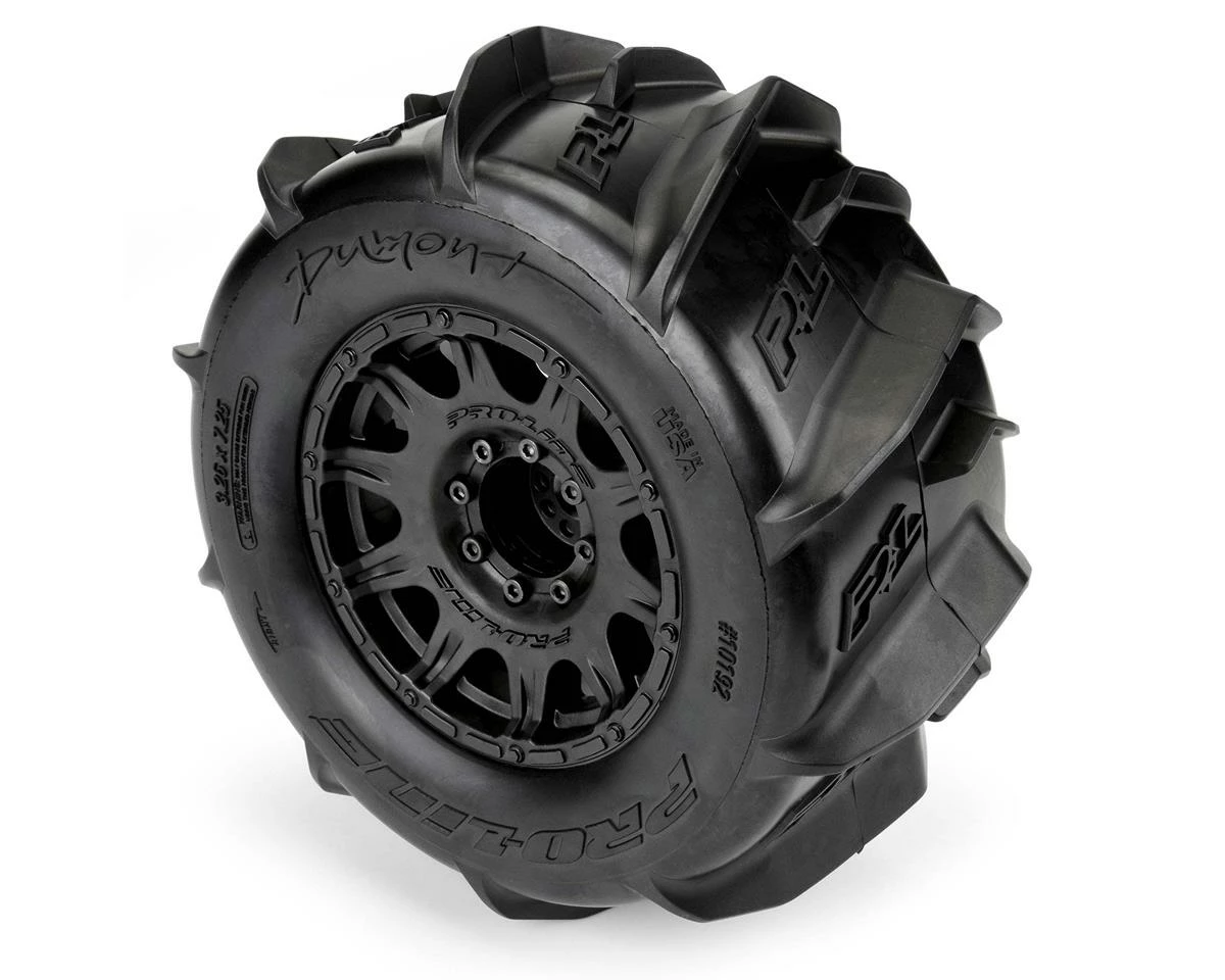 PRO-LINE Dumont 3.8" Pre-Mounted Truck Tires (2) (Black) (Z3) W/Raid 8x32 Removable Hex Wheels - Image 6