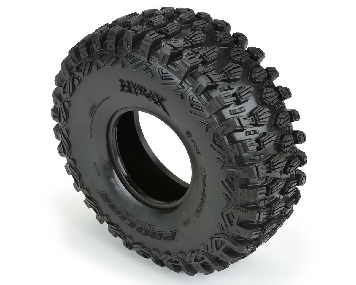 PRO-LINE Hyrax U4 2.2/3.0" Rock Racing Tires W/Memory Foam (2) (Predator) - Image 3