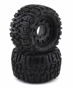 PRO-LINE Trencher 2.8" Tires W/Raid 6x30 Wheels (2) (M2) (Black) W/Removable Hex
