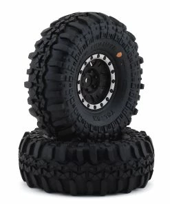 PRO-LINE Interco Super Swamper 1.9" Tires W/Impulse Wheels (Black/Silver) (2) (G8) W/12mm Hex