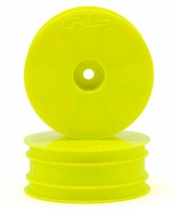 PRO-LINE Velocity 2.2" Front Wheels (2) (B6/RB6) (Yellow) W/12mm Hex