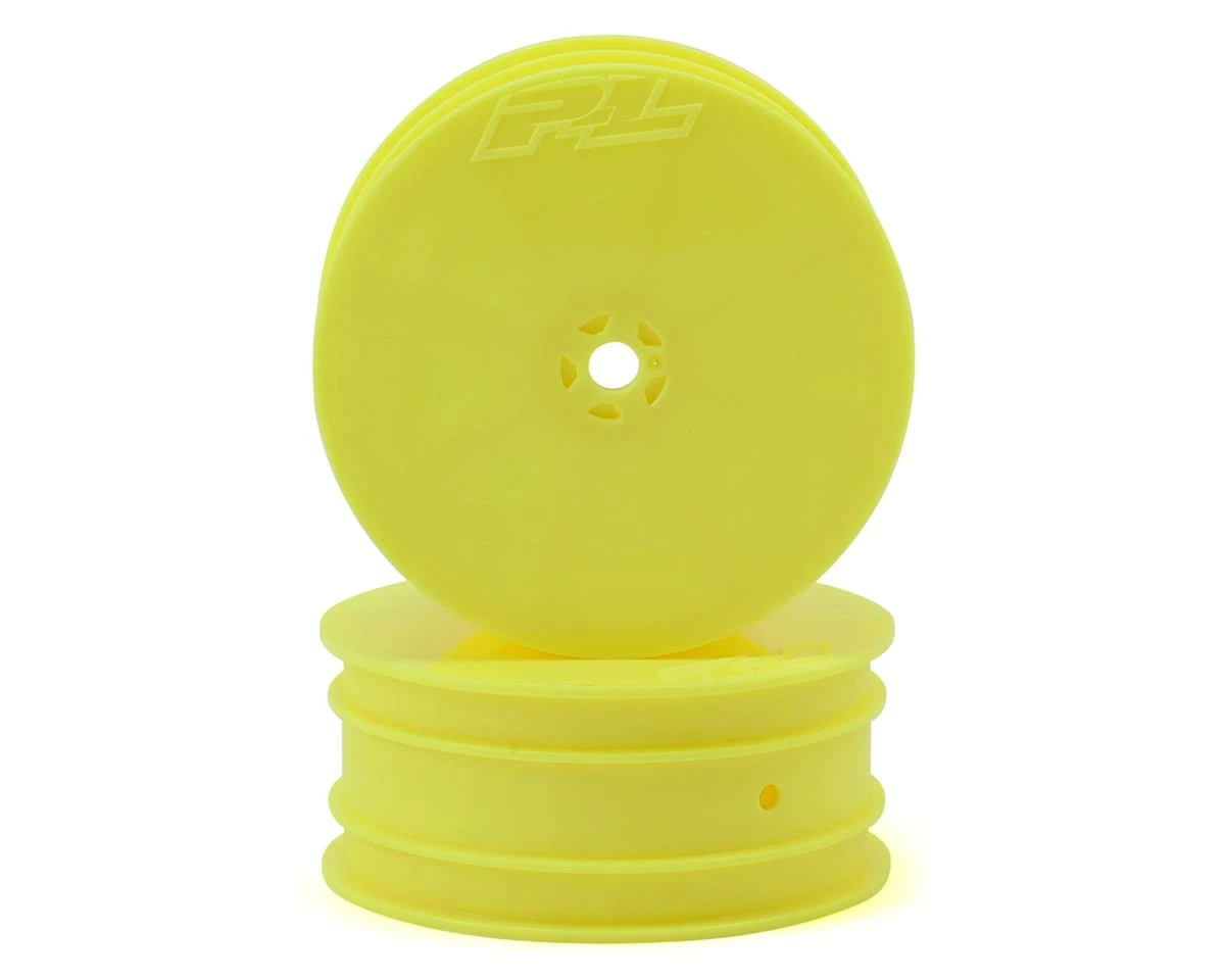 PRO-LINE Velocity VTR 2.2" 4WD Front Buggy Wheels (2) (Yellow) (B64) W/12mm Hex