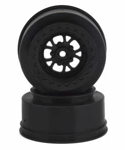 PRO-LINE Pomona Drag Spec Rear Drag Racing Wheels (2) W/12mm Hex (Black)