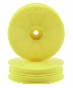 PRO-LINE Velocity "Narrow" 2.2" Front Wheels (2) (B6/RB6) (Yellow) W/12mm Hex