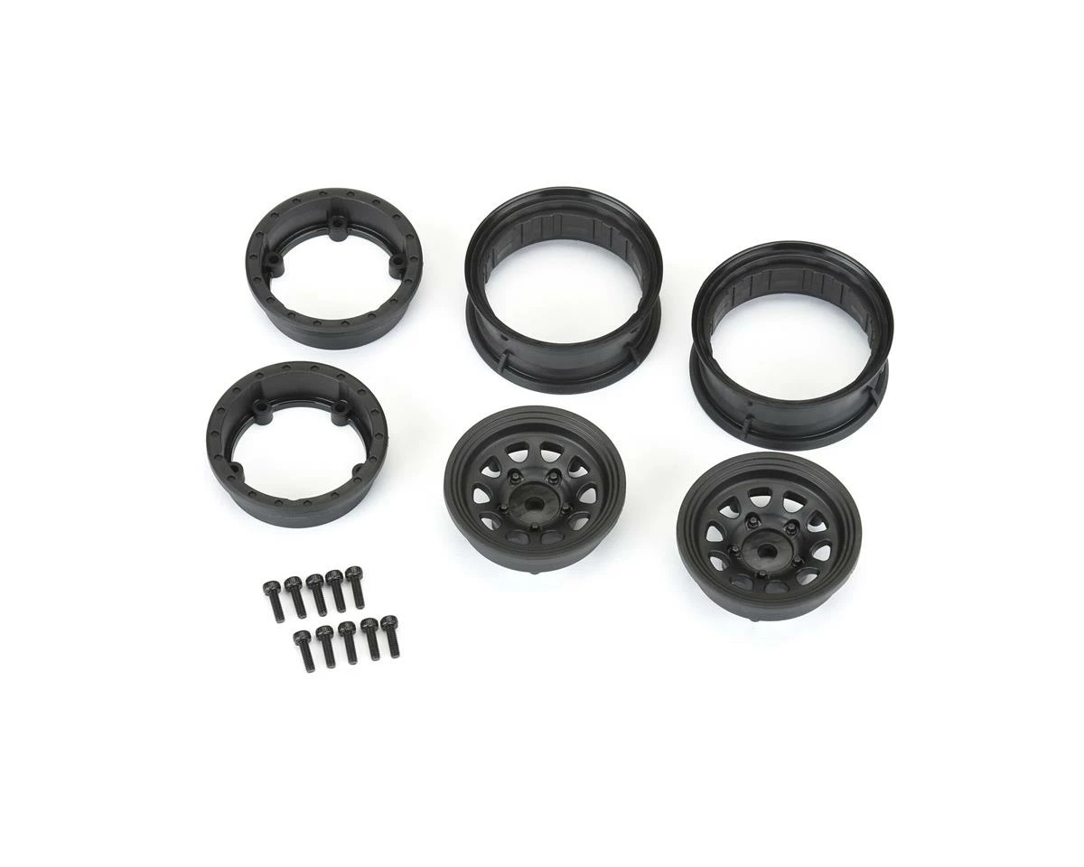 PRO-LINE Keystone 1.55 Plastic Bead-Loc Wheels (Black) (2) - Image 5