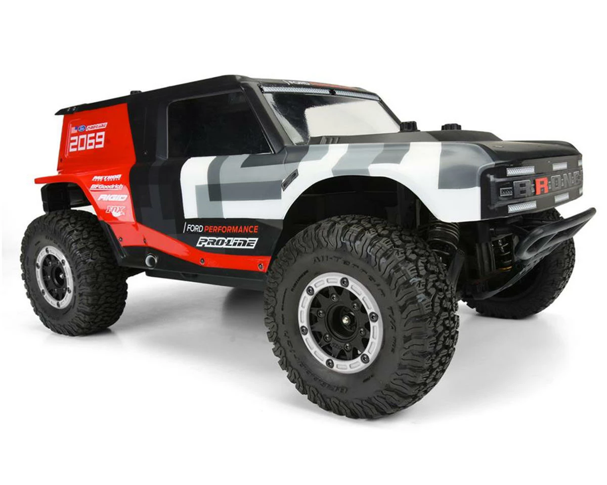 PRO-LINE Raid Bead-Loc 2.2/3.0" Short Course Wheels (Silver/Black) (2) W/12mm & 14mm Removable Hex - Image 2