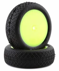 PRO-LINE Electron 2.2" 2WD Front Buggy Pre-Mounted Tires (2) (Yellow) (MC) W/12mm Hex