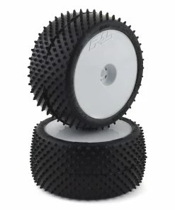 PRO-LINE Pyramid 2.2" Rear Buggy Pre-Mounted Carpet Tires (White) (2) (Z3) (Velocity) W/12mm Hex