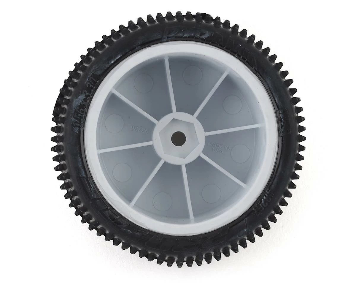 PRO-LINE Pyramid 2.2" Rear Buggy Pre-Mounted Carpet Tires (White) (2) (Z3) (Velocity) W/12mm Hex - Image 2