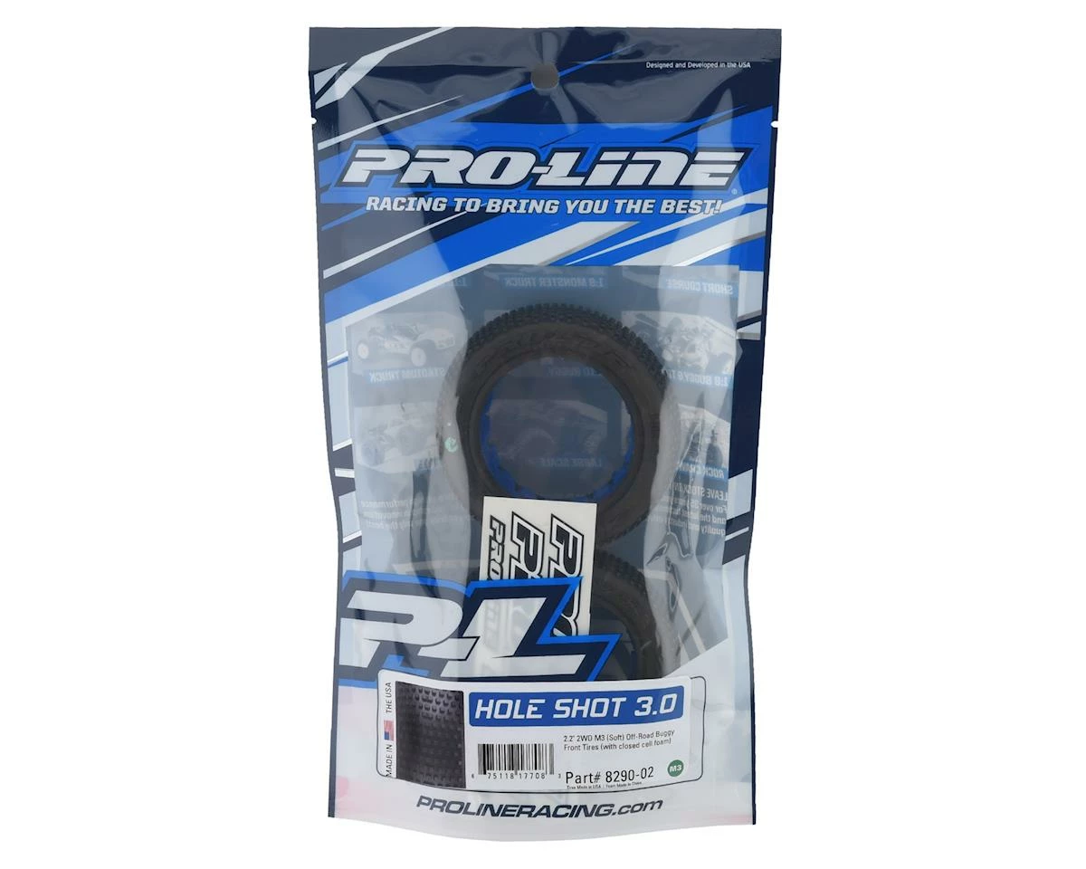 PRO-LINE Hole Shot 3.0 2.2" 2WD Buggy Front Tires (2) (M3) - Image 2