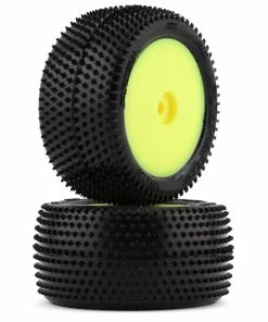 PRO-LINE Mini-B Rear Pre-Mounted Prism Carpet Tire (Yellow) (2) (Z3)