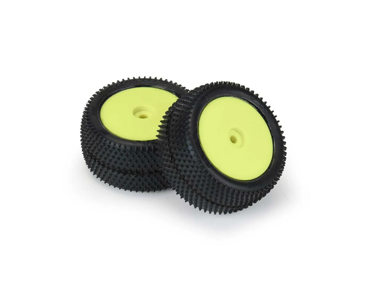 PRO-LINE Mini-B Rear Pre-Mounted Prism Carpet Tire (Yellow) (2) (Z3) - Image 5