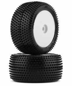PRO-LINE Mini-B Rear Pre-Mounted Prism Carpet Tire (White) (2) (Z3)