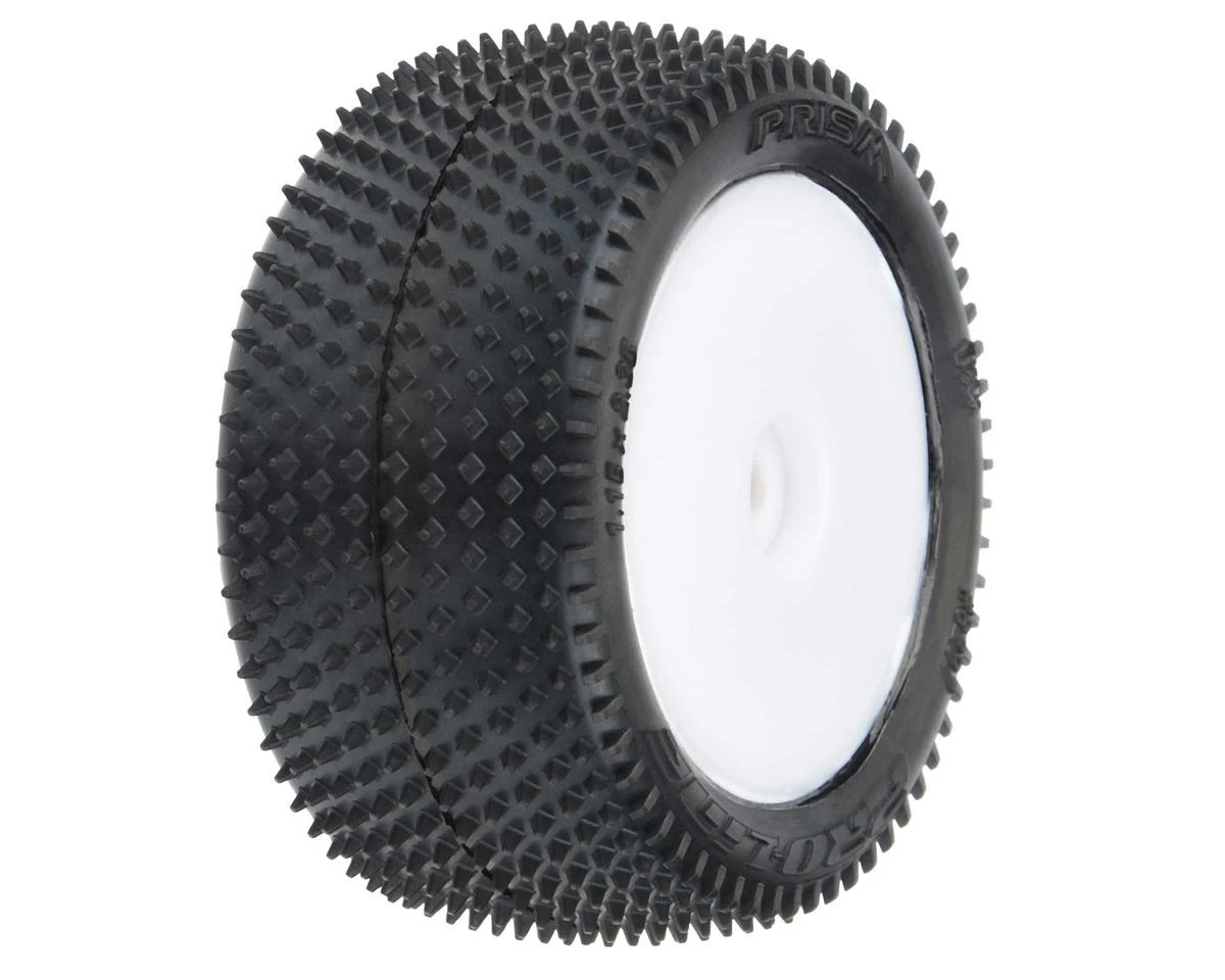 PRO-LINE Mini-B Rear Pre-Mounted Prism Carpet Tire (White) (2) (Z3) 8 PRO-LINE Mini-B Rear Pre-Mounted Prism Carpet Tire (White) (2) (Z3) - Image 6