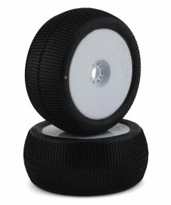 PRO-LINE Buck Shot Pre-Mounted VTR 4.0" Standard Offset 1/8 Truck Tires (2) (S3) (White)