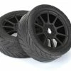 PRO-LINE Avenger HP Belted Pre-Mounted 1/8 Buggy Tires (2) (Black) (S3) W/Mach 10 Wheel