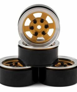 RC4WD CChand Six-Spoke 1.55" Internal Beadlock Wheels (Gold) (4)