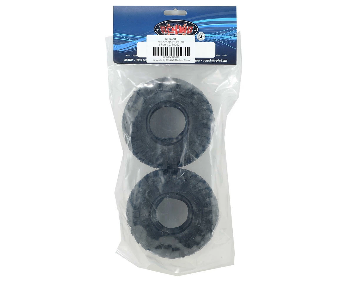 RC4WD Rock Crusher X/T 1.9" Rock Crawler Tires (2) (X3) - Image 2