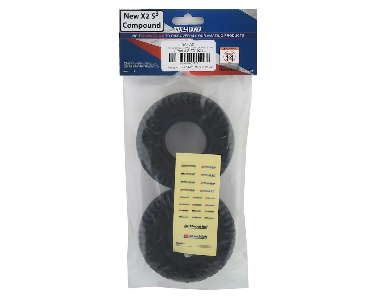 RC4WD BFGoodrich Mud Terrain T/A KM3 1.9" Tires (2) (X2S3) - Image 2