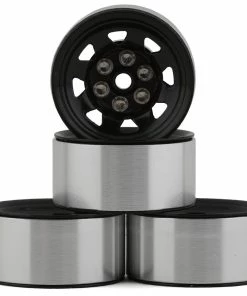 RC4WD Stamped Steel 0.7" Stock Beadlock Wheels (Black)
