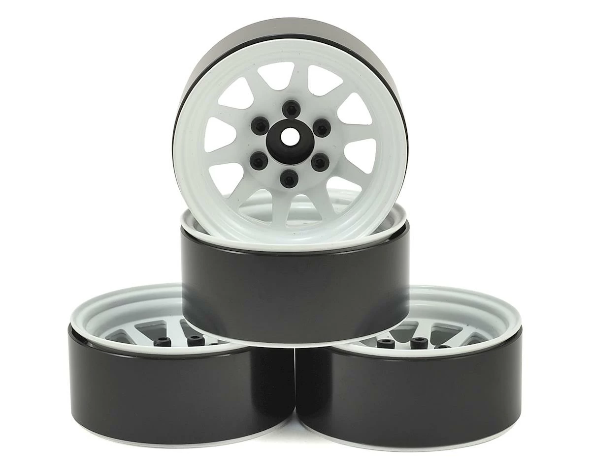 RC4WD OEM Stamped Steel 1.9" Beadlock Wheels (White)