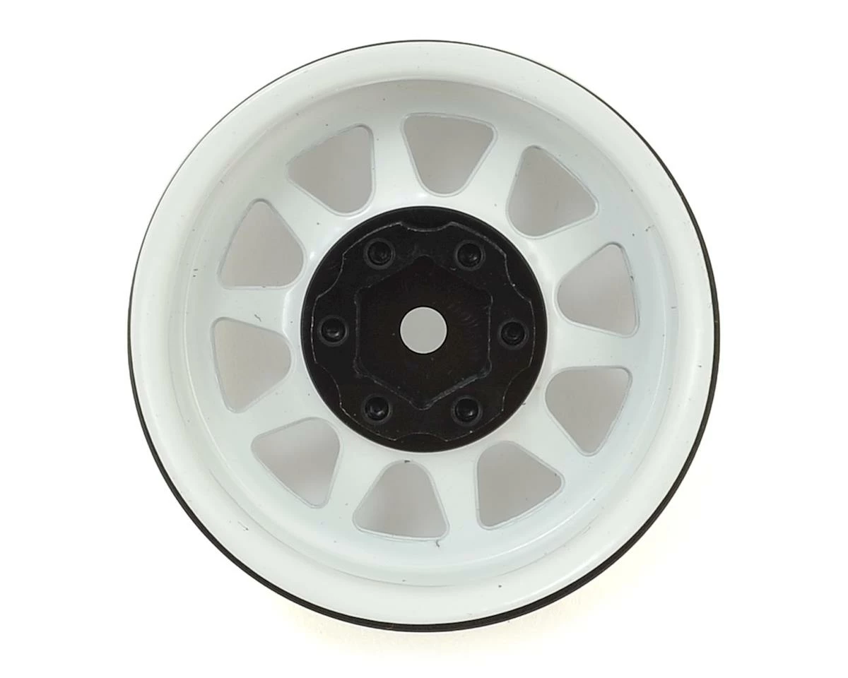 RC4WD OEM Stamped Steel 1.9" Beadlock Wheels (White) - Image 2