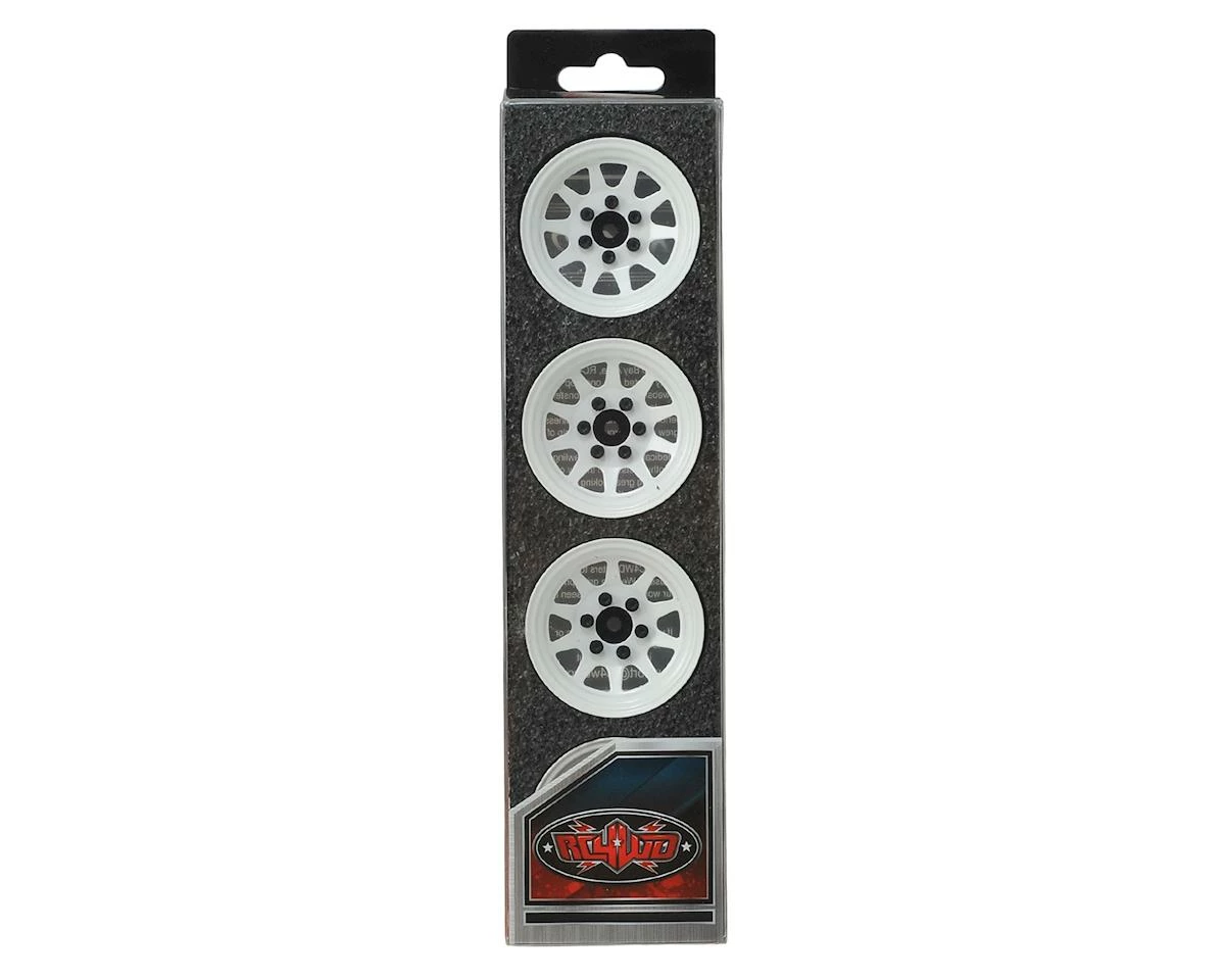 RC4WD OEM Stamped Steel 1.9" Beadlock Wheels (White) - Image 4