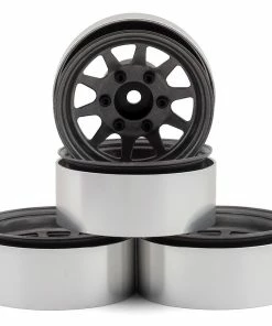 RC4WD OEM 6-Lug Stamped Steel 1.55" Beadlock Wheels (Plain) (4)