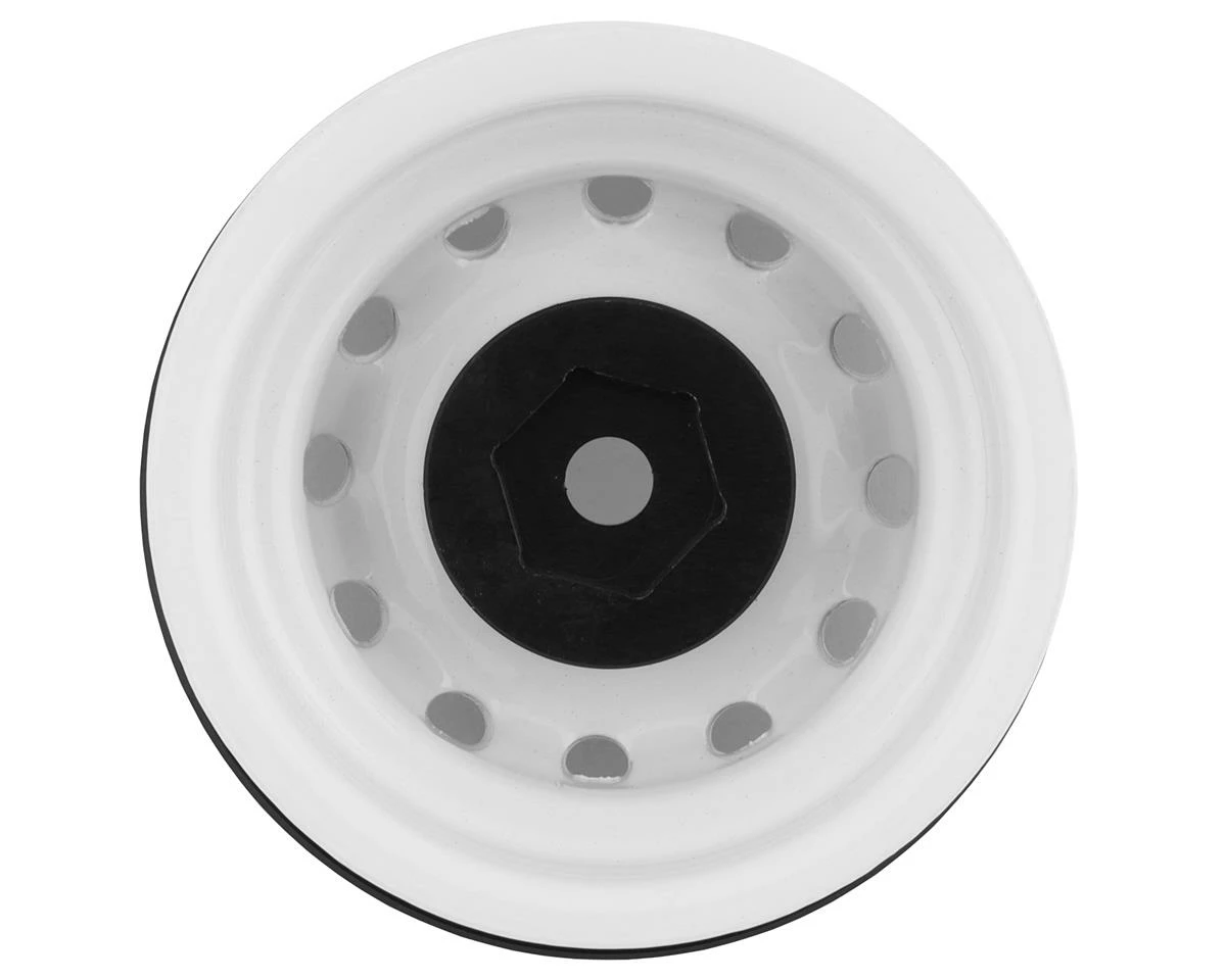 RC4WD Heritage Edition Stamped Steel 1.9" Beadlock Wheels (White) (4) - Image 2