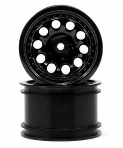 RPM Revolver 2.2" Rock Crawler Wheels (2) (Black) (Narrow Wheelbase)