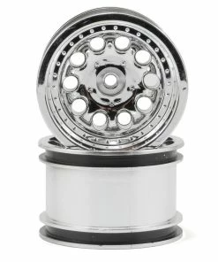 RPM Revolver 2.2" Rock Crawler Wheels (2) (Chrome) (Wide Wheelbase)