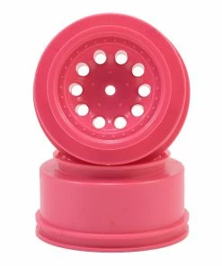 RPM 12mm Spline Drive "Revolver" Short Course Wheels (Pink) (2) (Slash Front)
