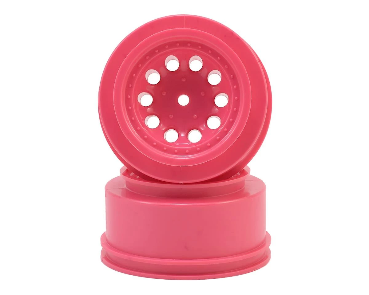 RPM 12mm Spline Drive "Revolver" Short Course Wheels (Pink) (2) (Slash Front)