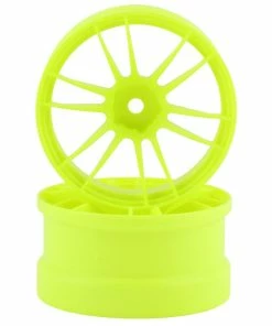 Reve D UL12 Drift Wheel (Yellow) (2) (6mm Offset) W/12mm Hex