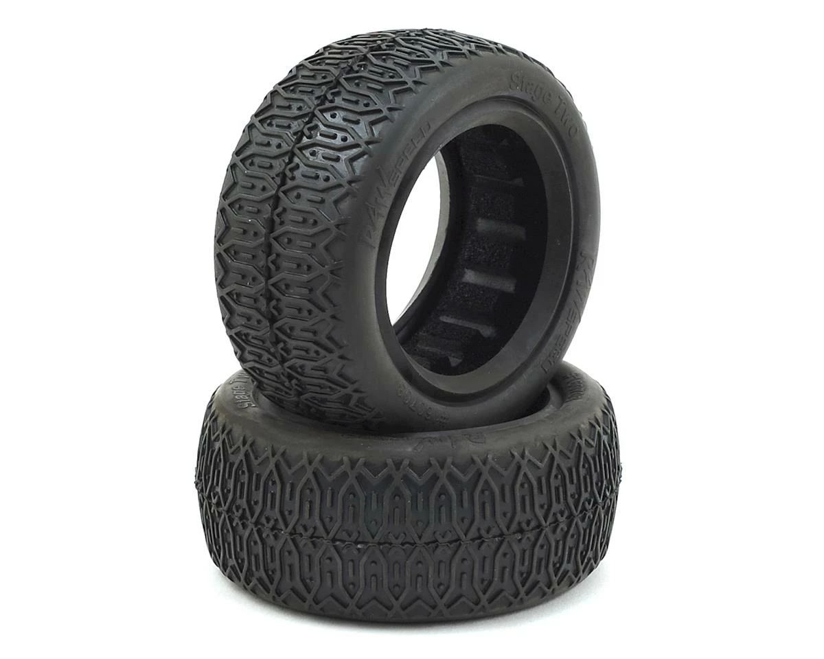 Raw Speed RC Tage Two Front 4WD Buggy Tires (2) (Super Soft)