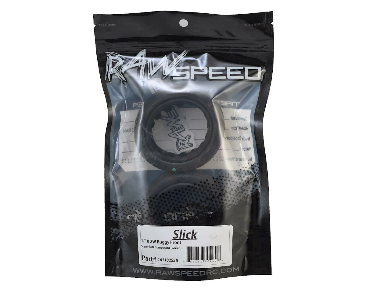 Raw Speed RC Lick 2.2" 1/10 2WD Front Buggy Tires (2) (Super Soft) - Image 2