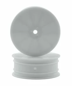 Raw Speed RC 2.2" Front Wheels (White) (2) (TLR/D216) W/12mm Hex