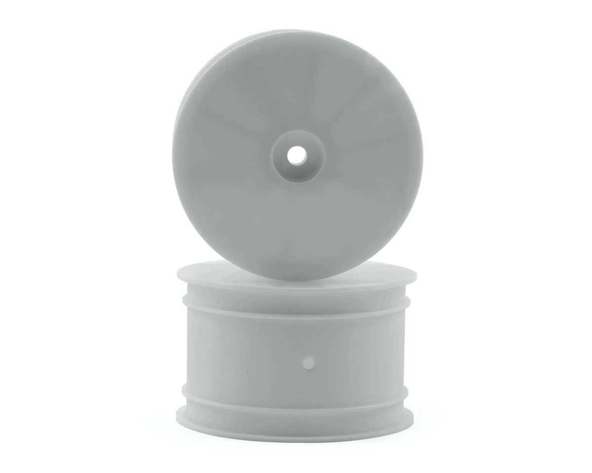 Raw Speed RC 2.2" 1/10 Buggy Rear Wheels (White) (2) (TLR/D216) W/12mm Hex