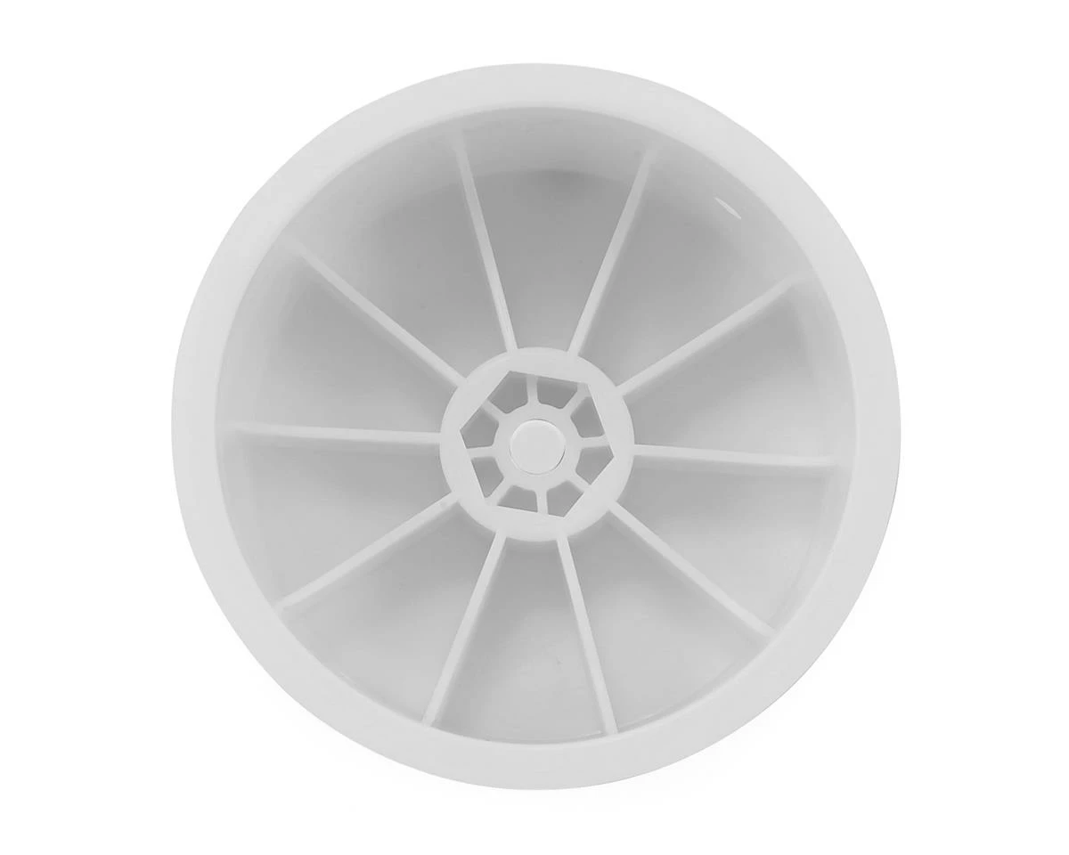Raw Speed RC 2.2" 1/10 Buggy Rear Wheels (White) (2) (TLR/D216) W/12mm Hex - Image 2
