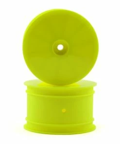 Raw Speed RC 2.2" 1/10 Buggy Rear Wheels (Yellow) (2) (TLR/D216) W/12mm Hex