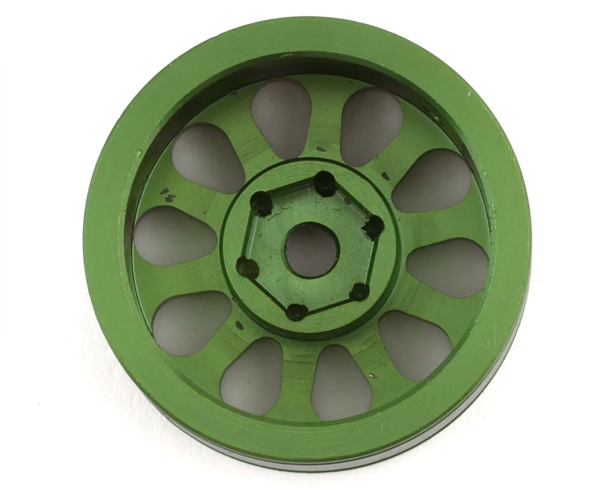 Samix SCX24 Aluminum 1.0" Wheel Set (Green) (4) - Image 2