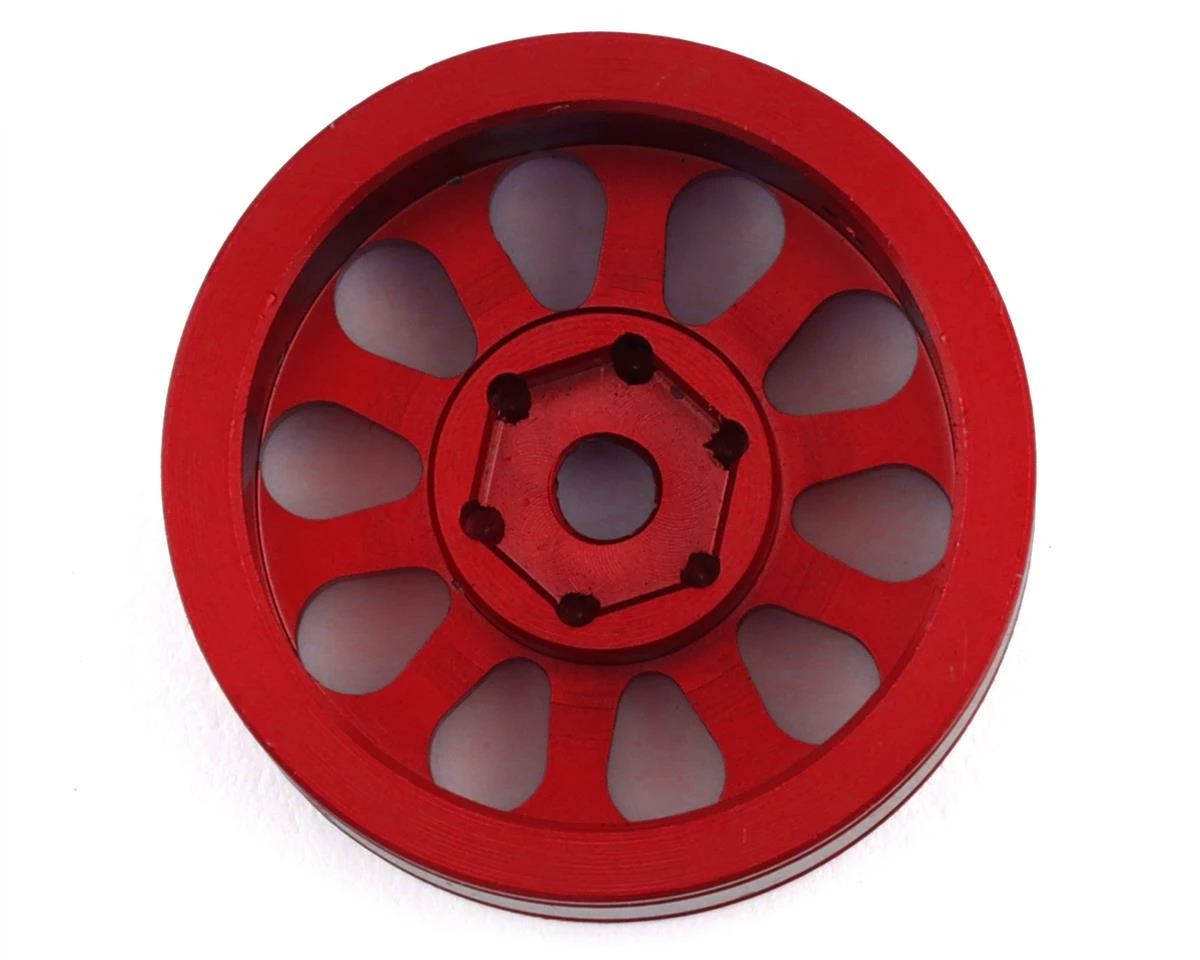 Samix SCX24 Aluminum 1.0" Wheel Set (Red) (4) - Image 3